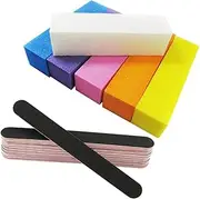 Vaguelly 18-piece Manicure Tool Set Nail File Cuticle Nipper Sanding Blocks Shiner for Natural Artificial Nails