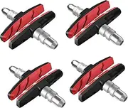 AGPTEK Bike Brake Pads, V-Brake Pads, 70mm Brake Blocks Set for Front and Back Wheel, Mountain Bicycle Disc Brakes, No Noise No Skid
