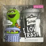 Wet n Wild Sesame Street Make-up Collection Oscar the Grouch - Sponge & Case Set