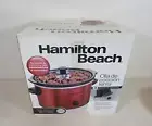 Hamilton Beach #33230 3 Quart Slow Cooker ~ New Sealed in Box