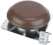 53831 Roof Mounted Power Attic Ventilator, Brown