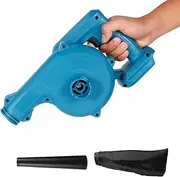 [Fulasun] Cordless Air Blower Electric Handheld Leaf Blower with Blowpipe and Dust Bag Lightweight Powerful Air Blower and Vacuum Cleaner Leaf Computer Dust Collector for Blanket Lawn Care .(Makada Lan)
