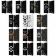 OFFICIAL MOTORHEAD LOGO LEATHER BOOK WALLET CASE COVER FOR APPLE iPOD TOUCH MP3