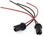 T10 W5W Auto Light Bulb Socket Lamp Holder Connector Extension x 2 Car Headlight Bulb Socket Adapter