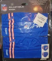 NFL Buffalo Bills FOCO adjustable face mask 2 pack