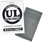 olnamo Ultralight 1/2oz Scrubber 316L Stainless Steel Cloth Heat Resistant 1200℉ Ultra-Durability Quick-Drying & Sterilization Backpacking Camp Hiking Trekking