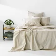 In2linen Organic Cotton 300T/C Sheet Set - Stone