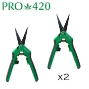 2 Pack- Bud Trimming Scissors by PRO 420 PRUNING TRIMMING HARVEST
