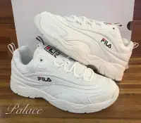 在飛比找Yahoo!奇摩拍賣優惠-正品保證!! FILA 老爹鞋 全白 白藍  FILA RA