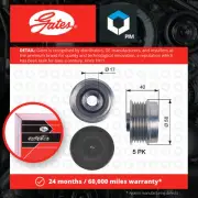 Overrunning Alternator Pulley fits FIAT TIPO 356, 357 1.4 16 to 20 940B7.000 New