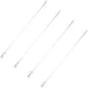 [BESPORTBLE] 4pcs Shutter Rotary Rod Pull Down Blinds for Windows Blind Tilt Wand Household Blinds Wand Blinds Stick Hook Faux Shutter Window Blinds Rod Venice White Plastic Office Tie Rod