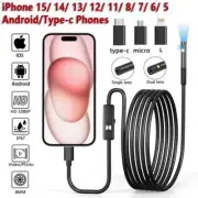 8mm 1080P Endoscope Camera for iPhone/Android – Auto Inspection Tool