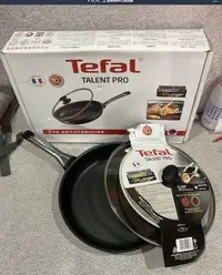 在飛比找Yahoo!奇摩拍賣優惠-ASDF 二手如新 不意價少用 Tefal 法國特福鈦樂系列