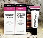 2x~The Inkey List~Tripeptide Plumping Lip Balm~Pink Tint~0.33oz/10ml Full Sz~NIB