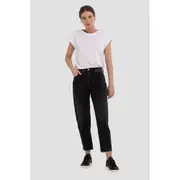 Replay Womens Casual Pants Balloon Fit Keida Jeans Grey
