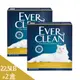 【EverClean 藍鑽】粗顆粒清香結塊貓砂22.5lb/10.2kg*2盒