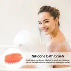 Silicone Body Scrubber Cleanser Brush Exfoliating with Anti-slip Handle