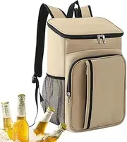 Lunch Bag Backpack | Leak Proof Lunch Backpack,18L Large Capacity Insulated Cooler Backpack, Outdoor Storage Shoulder Bag for Picnics, Gatherings