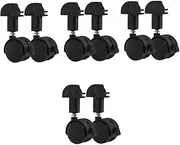 4sets Sturdy Plastic Casters for Office Supplies Cage Wheels Brakes 2pcs*4