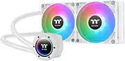 Thermaltake TH240 V2 ARGB Sync Edition AIO Liquid CPU Cooler Snow Edition, CL-W364-PL12SW-A