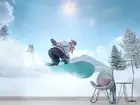 3D Skier Sky Sun Self-adhesive Removeable Wallpaper Wall Mural
