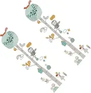 Vaguelly 1Set Forest Animal Height Measuring Stickers for Decor Creative Wall Decals for Height Tracking Removable and Attractive Growth Chart