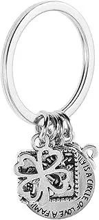 [VALICLUD] Housewarming Keychain Car Key Ring Backpack Charm Key Accessory Cute Design Model Keychain for Family