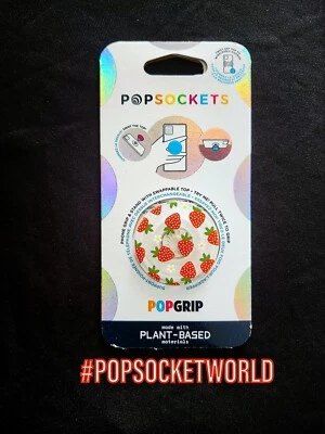 PopSockets POPGRIP Swappable Phone Grip Berries and Cream