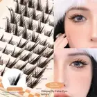 Wispy Fake Lashes Reusable False Eyelash Clusters Girls