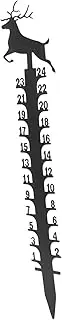 Generic Xmas Snow Gauge Snow Measurement Ruler for Outdoor Decor Easy Installation Christmas Snowfall Detector with Self Leveling Pedals for Winter Garden Decorations