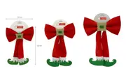 bulk 24 Xmas Elf Gift Bow Decoration 20x33cm