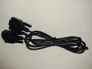 Black 6 feet DB9 Serial Extension Cord Mouse Keyboard Switch Box Modem RS-232