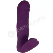 Gender X Velvet Hammer Purple Thumping Thrusting Shaft With External Massager