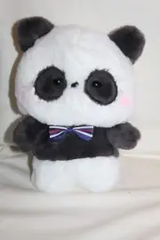 NEW Mewaii Black White Panda Plush Soft Stuffed Animal 8 Inch Doll Toy