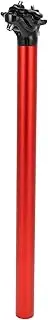 X AUTOHAUX 1 Pc Universal Bike Seat Posts Adjustable with Fixing Clip 28.6x450mm Bike Saddle Post Seat Tube Red Aluminum Alloy