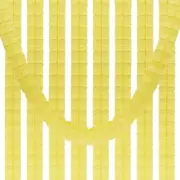 9.8ft Four-Leaf Garland, 9 Pack Tissue Paper Hanging Flower, Yellow