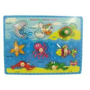 Puzzle With Knobs - Sea Animals