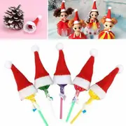 Mini Santa Claus Hats for Decor Christmas Mini Gift Lollipop Holiday Favor - 30pcs