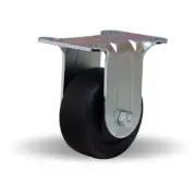 Hamilton R-331-E Rigid Caster - 3 Inch Ebonite Solid Rubber Wheel, 210 lbs Load