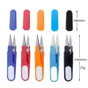 U-shaped Spring Yarn Shears Small Scissors Cross Stitch Sewing Scissors Shears