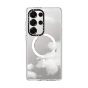 Galaxy S25 Ultra Clear Magnetic Case Clouds