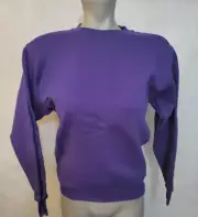 Vintage Hanes Comfort Blend EcoSmart Blank Purple Sweatshirt Size Youth L NWT