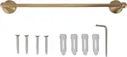 Copper Towel Bar European Style Elegant Durable Single Rod Towel Rack Multipurpose Towel Holder for Bathroom Toilet Copper Material 19.4 Inch Length