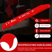 25Pcs Reciprocating Saw Blades Set 9 inch 14/18 TPI Bi Metal Pruning Saw panlS
