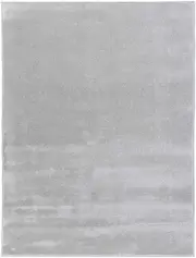 Lissa Contemporary Silver Plush Rug