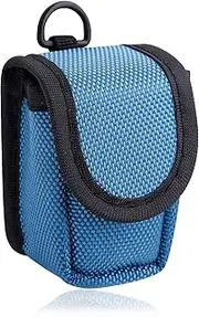 mibest Blue Pulse Oximeter Case - Nylon O2 Saturation Monitor Case - SPO2 Pulse Oximeter Carry Case - Portable Oxygen Sensor Carry Pouch - Fingertip Oximeter Case