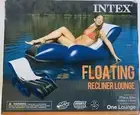 Intex Inflatable Floating Lounge Recliner Chair with Cup Holders Pool Lake
