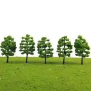 Train Model Trees Railroad Scenery Plastic Green Garden 7cm 20pcs/set Wargame
