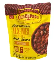 Old El Paso Microwavable Medium Spice Tex Mex Style Pinto Beans 8.8 oz