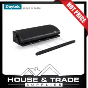 Daytek 4 Line Anthracite Black Retractable Clothesline A02841400